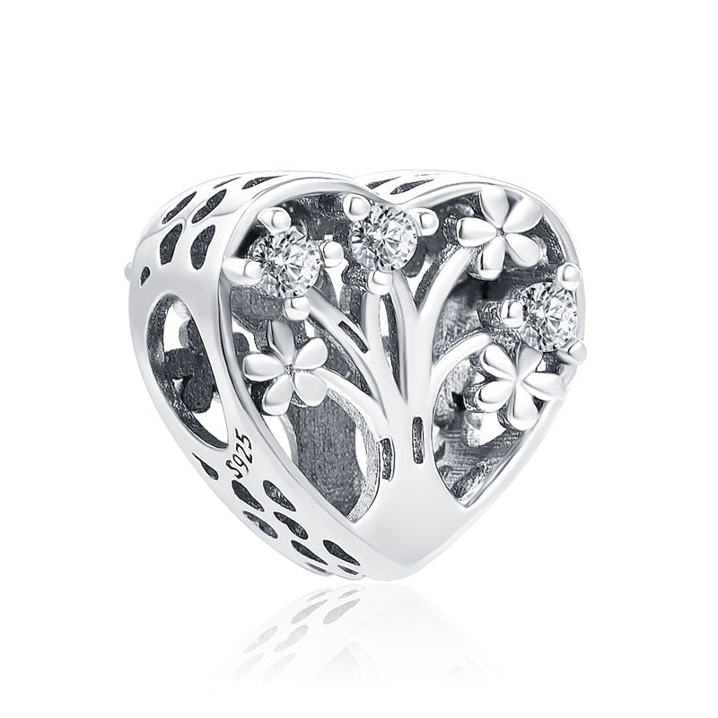 Diamond Flower and Tree Charm