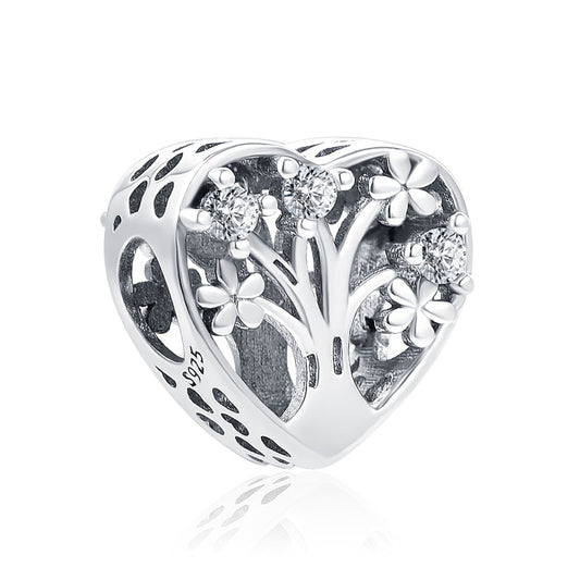 Diamond Flower and Tree Charm