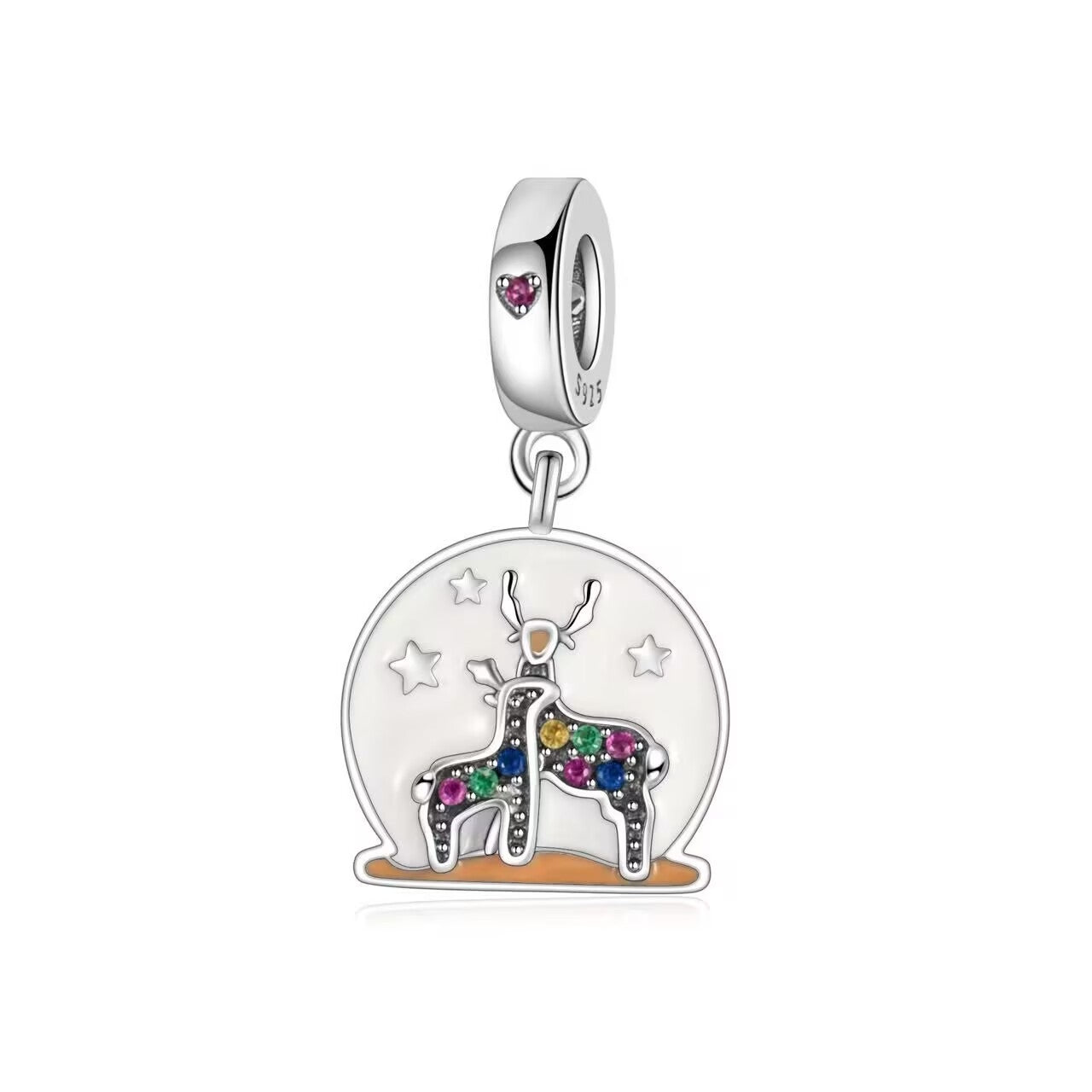 Deer in Love Charm