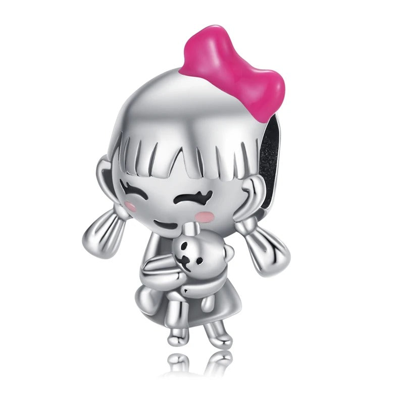 Girl With A Bear Charm