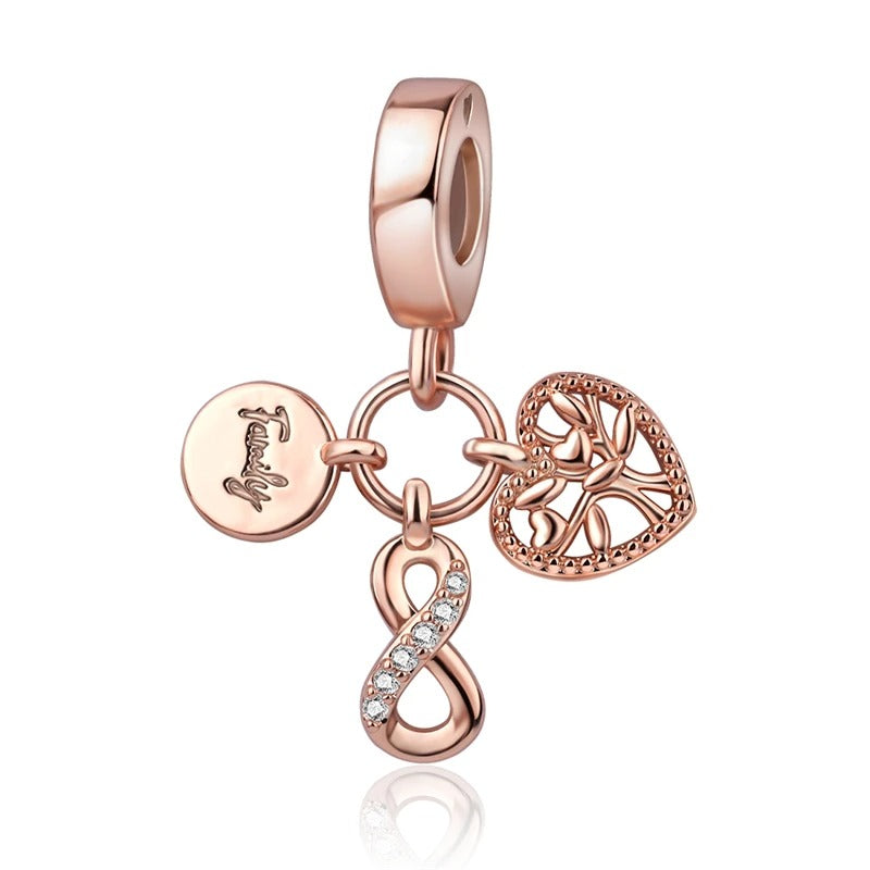 Family Love Tree Charm