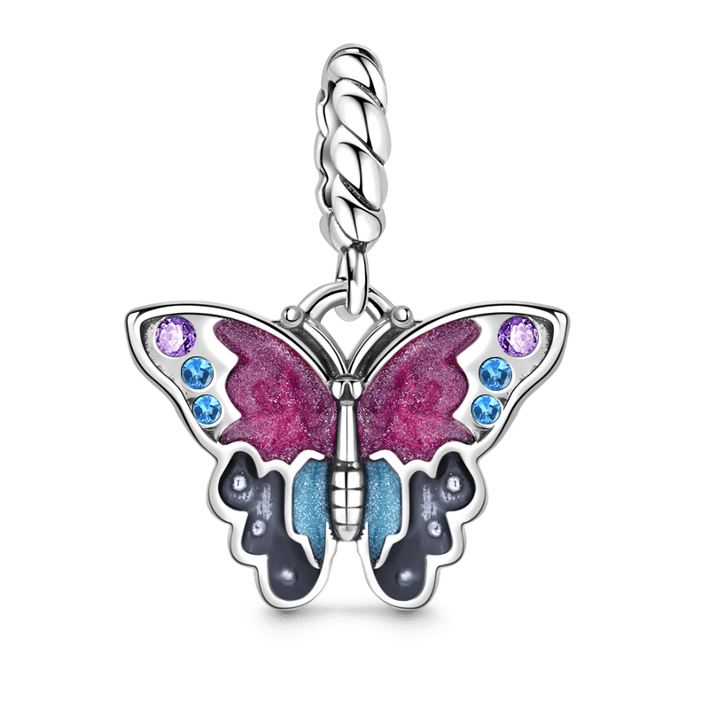 Purple Butterfly Charm