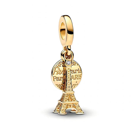 Golden Eiffel Tower Charm