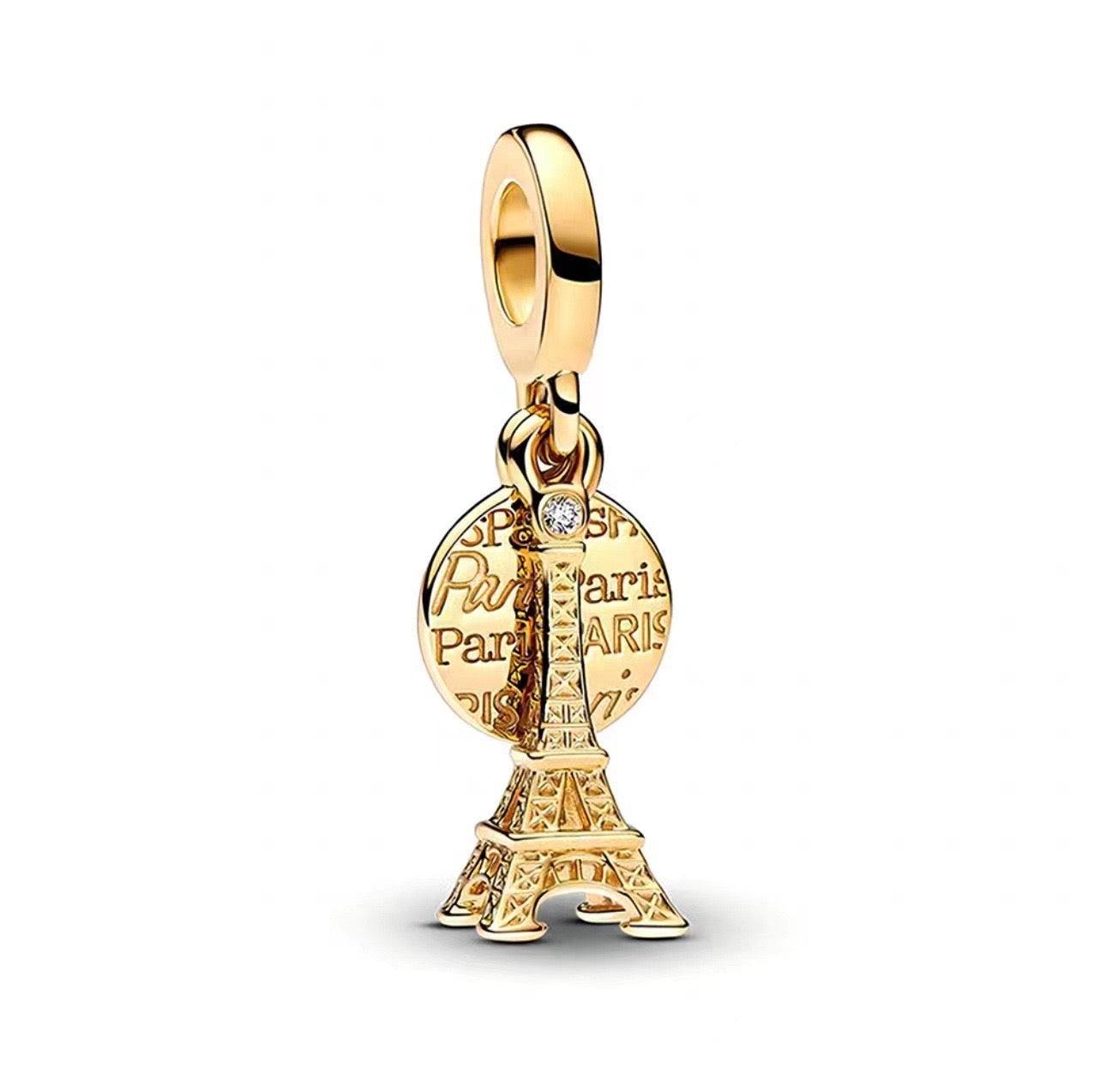 Golden Eiffel Tower Charm
