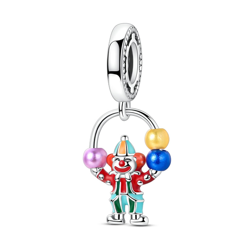 Clown Throwing Ball Charm