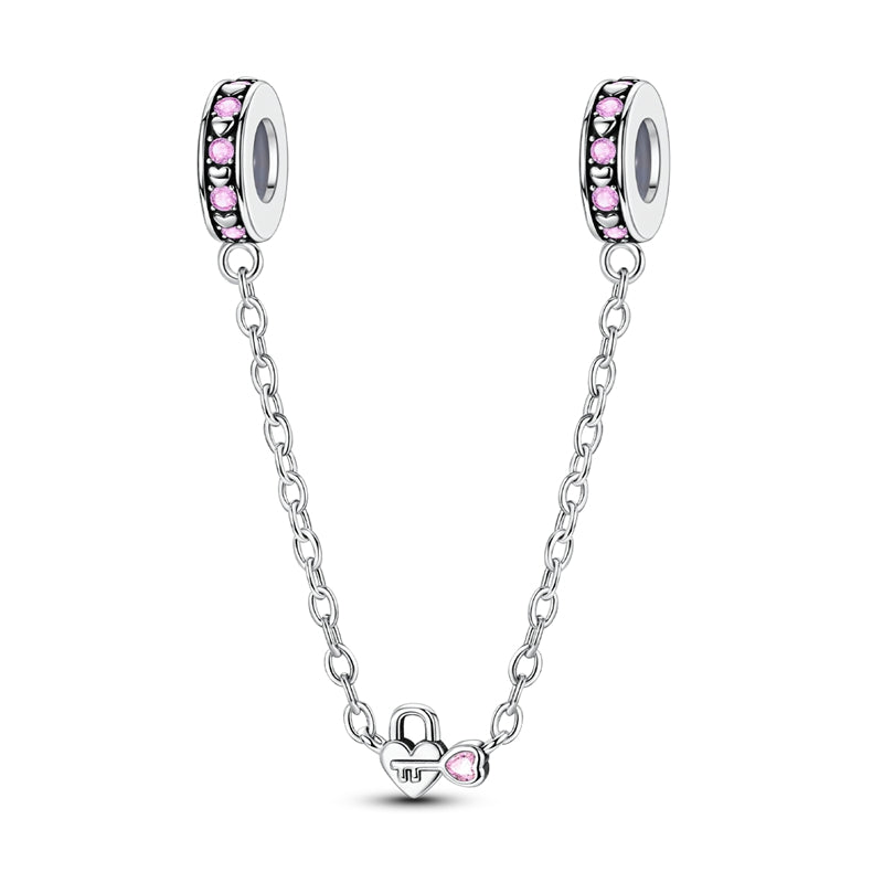 Heart Lock Love Safety Chain