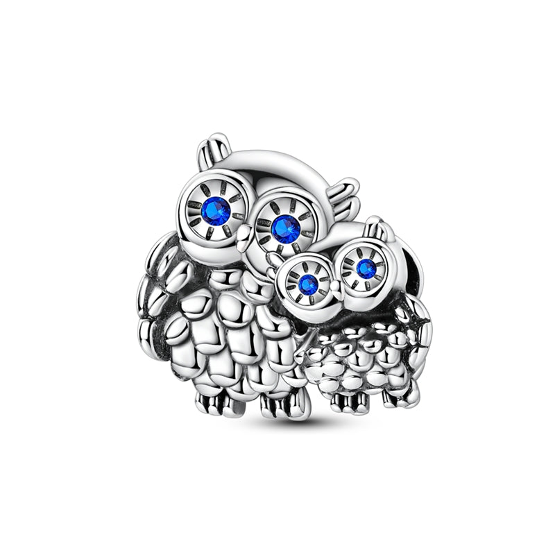Parent-child Owl Charm