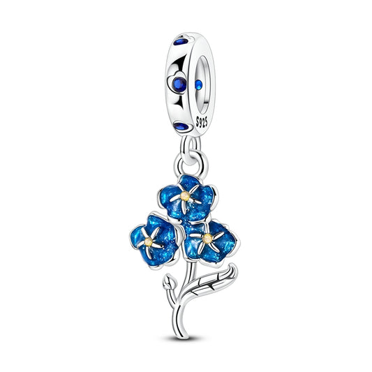 Glazed Forget-Me-Not Charm
