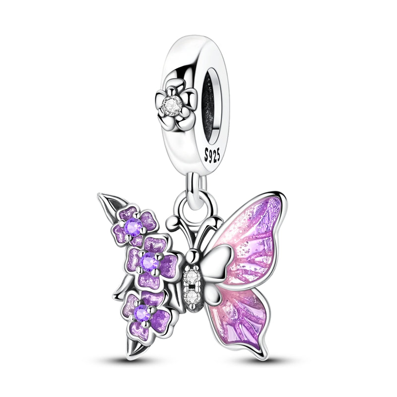 Spring Collection - Butterfly and Flower Charm