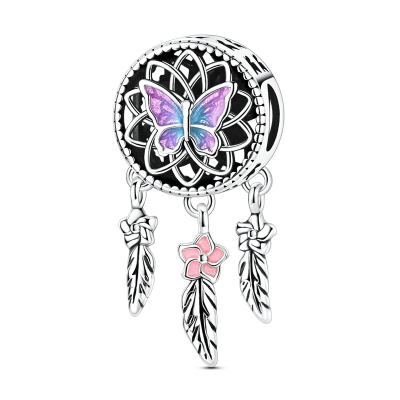 Butterfly Dreamcatcher Charm