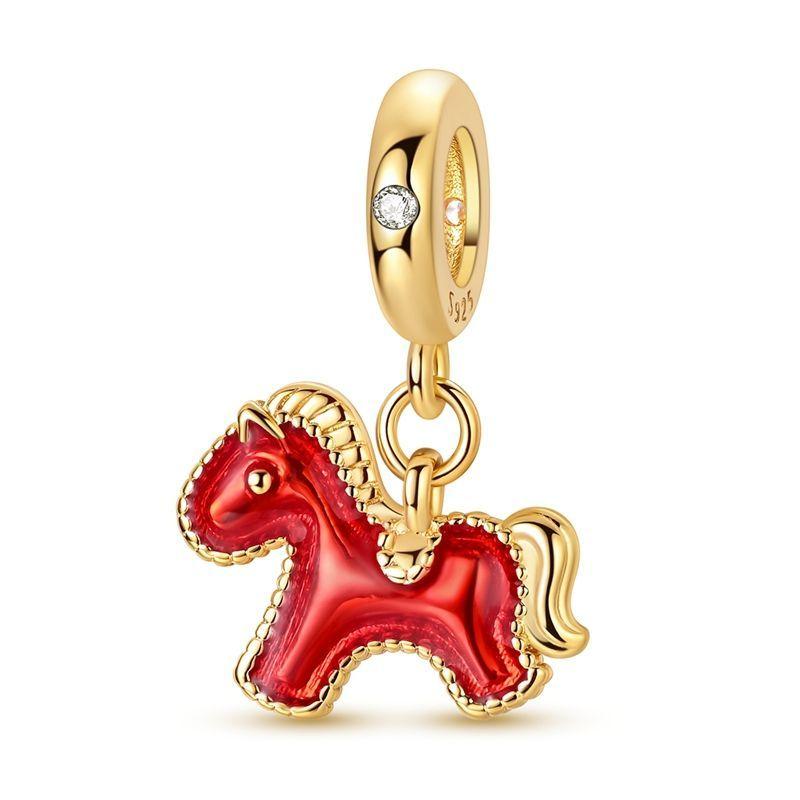Golden Pony Charm