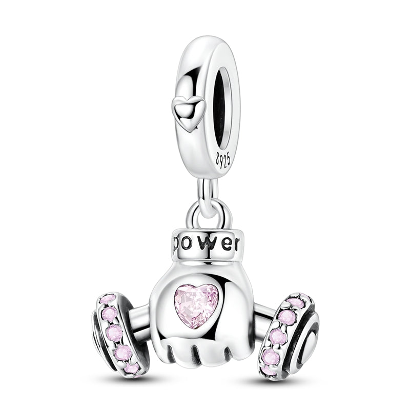 Dumbbell Fitness Charm