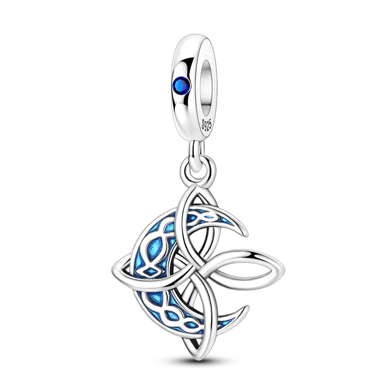 Moon Celtic Knot Charm