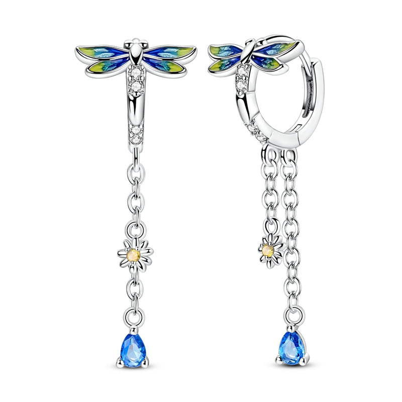 Dragonfly Tassel Earrings
