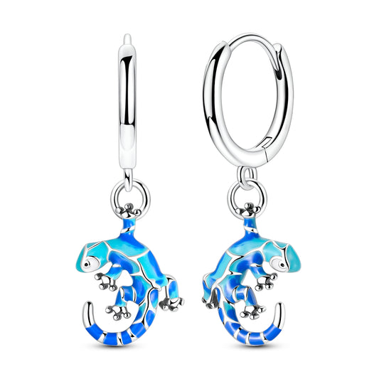 Glazed Gecko Earrings