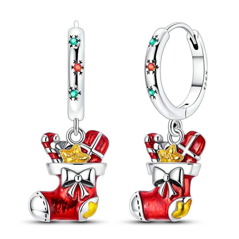 Christmas Gift Stocking Earrings