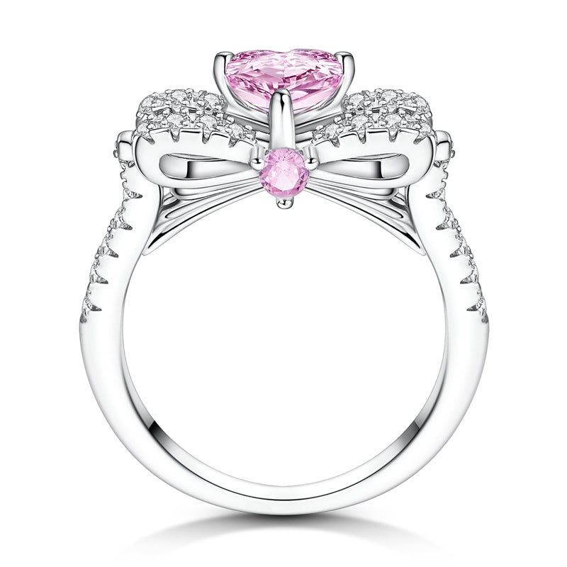 Bow Heart Ring