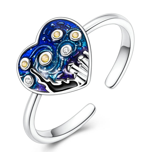 Van Gogh Starry Sky Ring