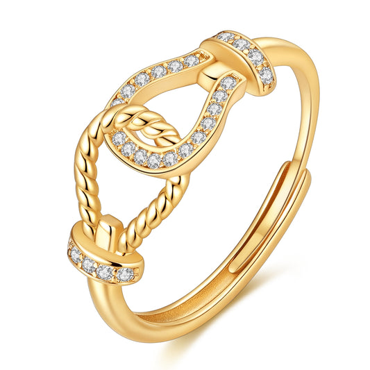 Double Horseshoe Ring