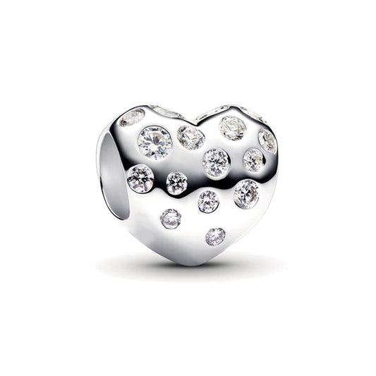 Diamond Heart Charm