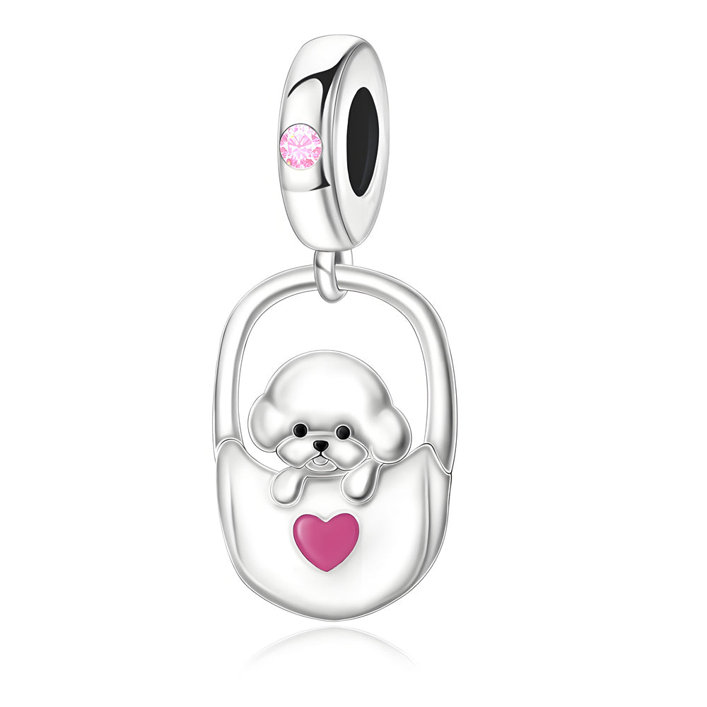 Lock Dog Charm
