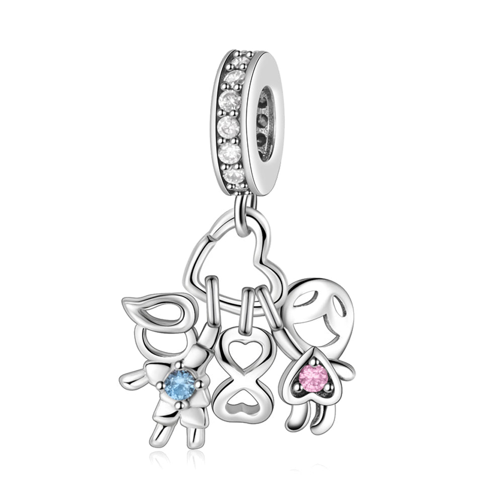 Boy and Girl Charm