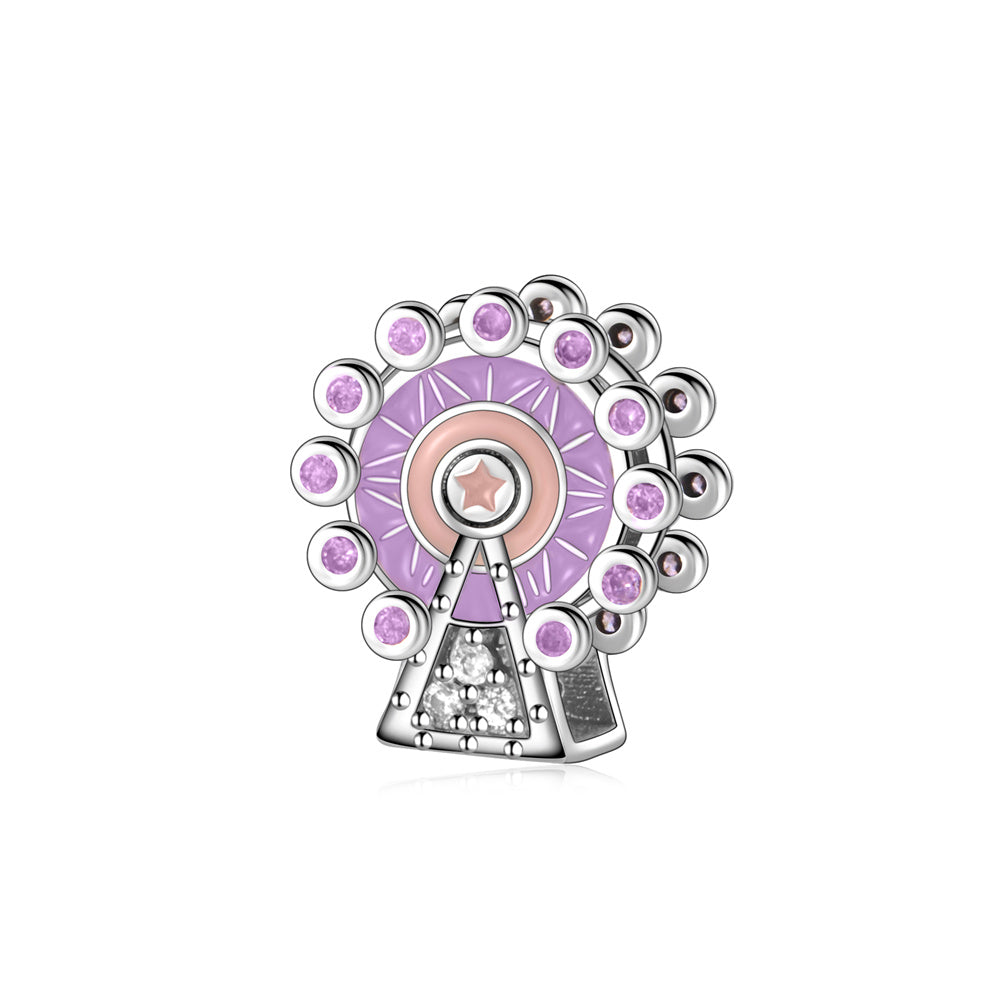 Purple Dream Ferris Wheel Charm