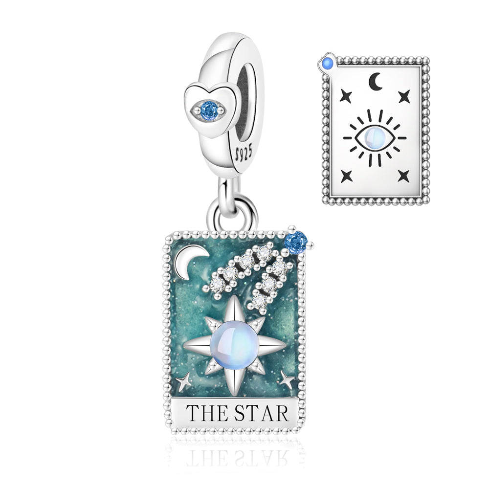 Tarot Card Series Star Card Charm