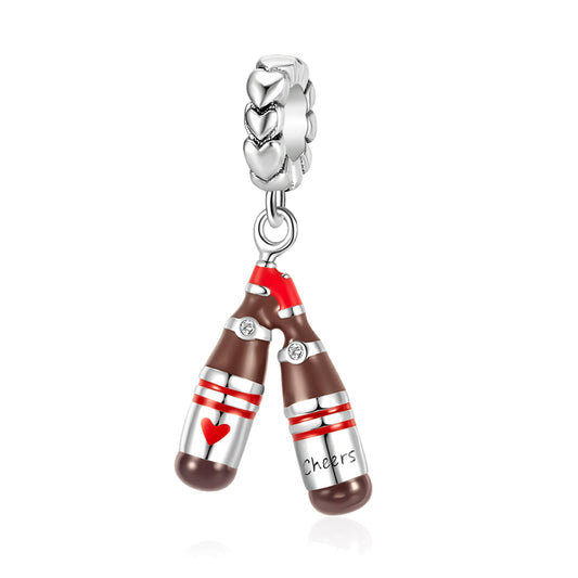 Valentine's Day Double Wine Bottle Romantic Charm