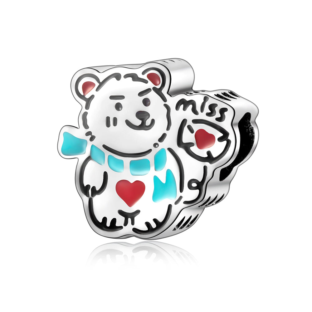 Linear Polar Bear Charm