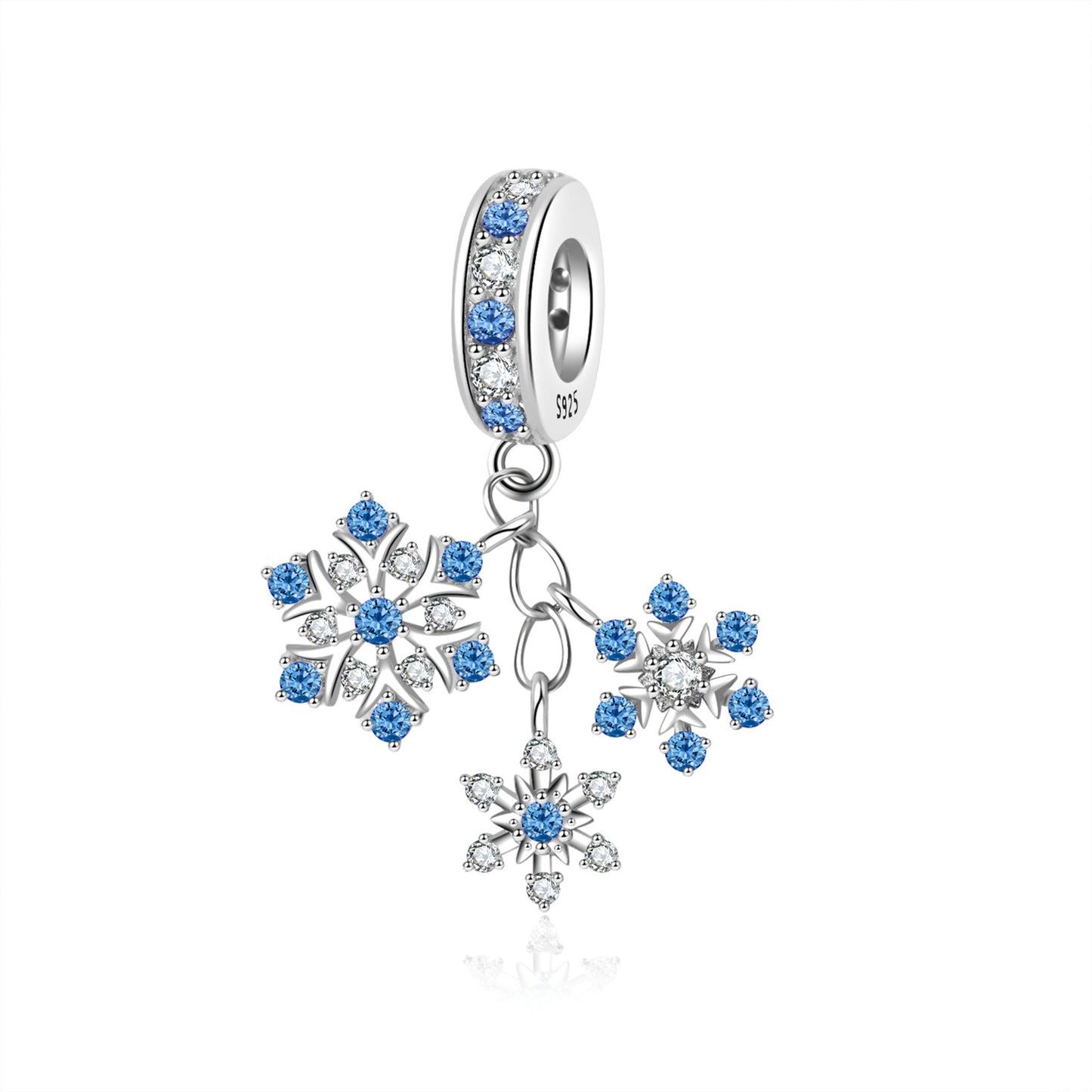 Snowflakes Falling Charm