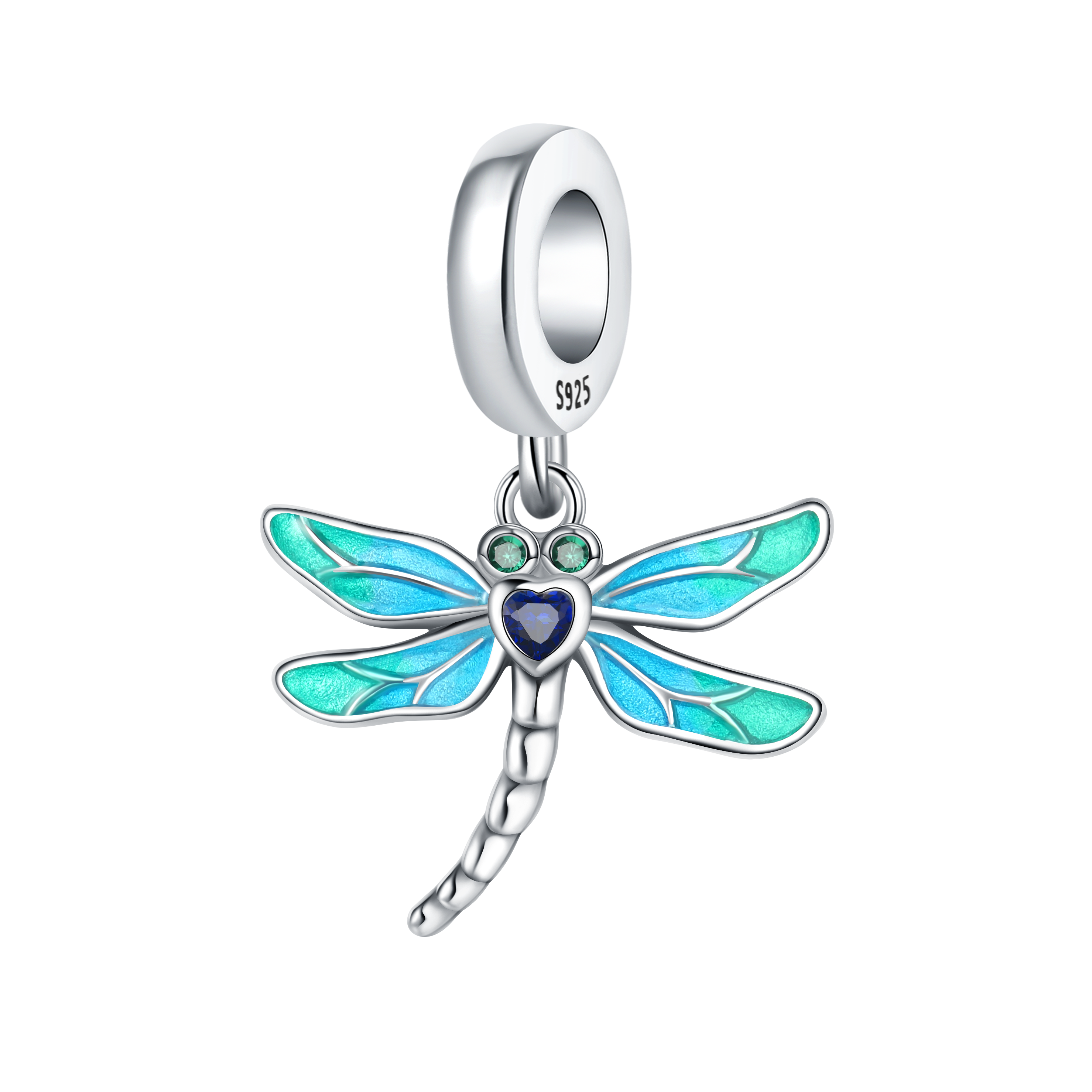 Gradient Dragonfly Charm