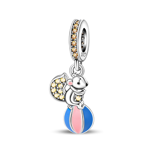 Playful Squirrel Charm