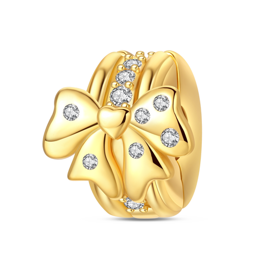 Gold Bow Safety Buckle