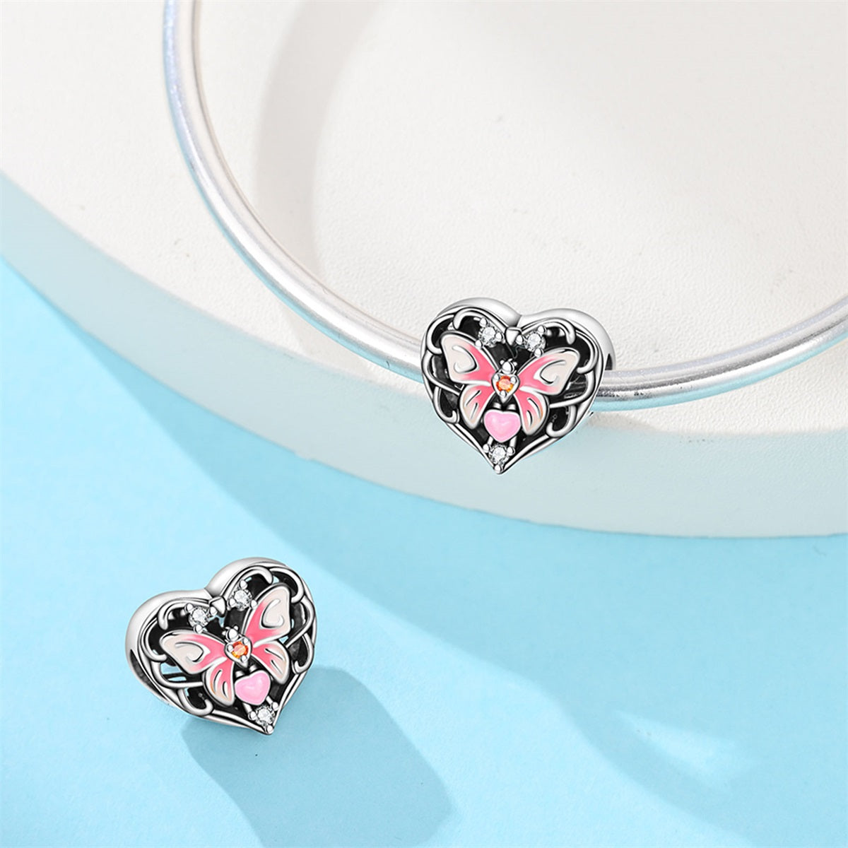 European Style Butterfly Charm