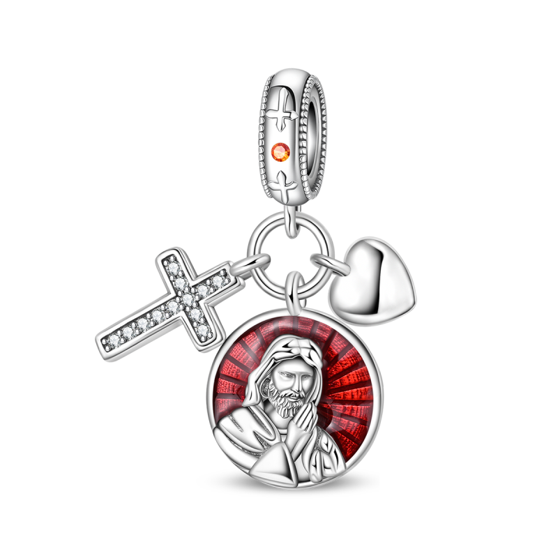 God Loves the World Charm