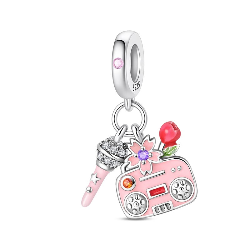 Wonderful Sounds and Blooming Flowers Charm