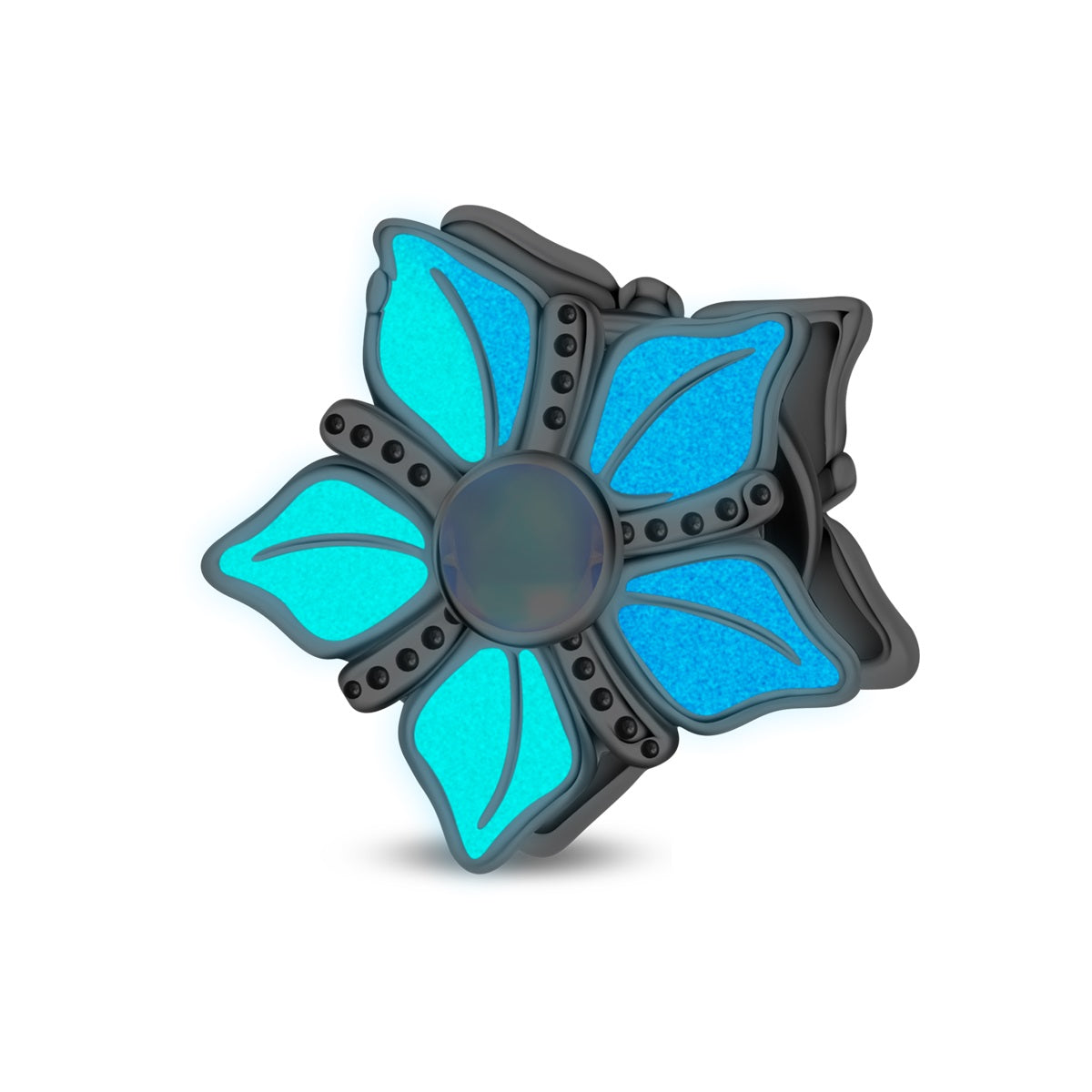 Glowing Underwater Flower Charm