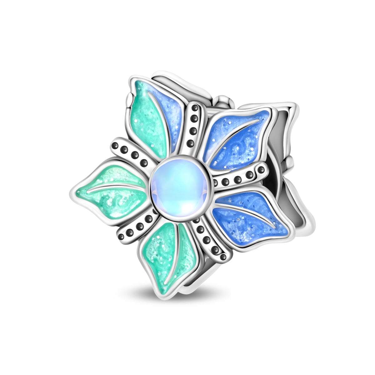 Glowing Underwater Flower Charm