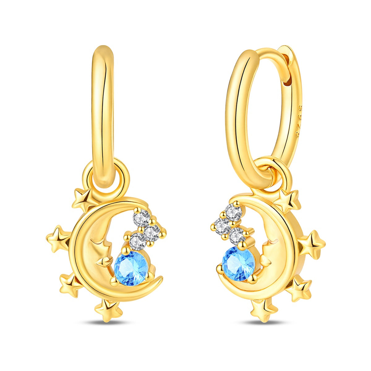 Starry Moon Goddess Earrings