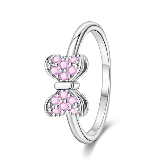 Princess Pink Bow Ring