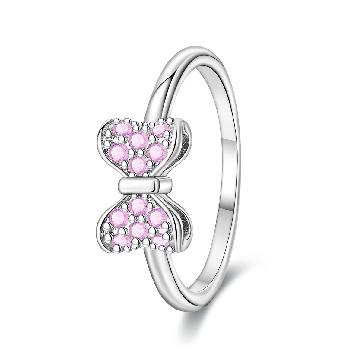 Princess Pink Bow Ring
