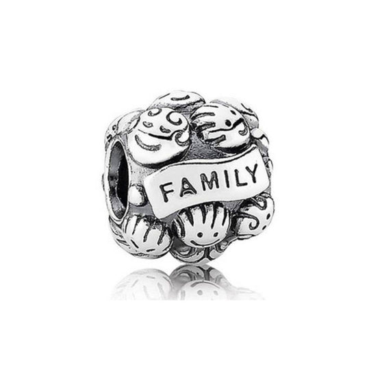 I Love My Family Charm