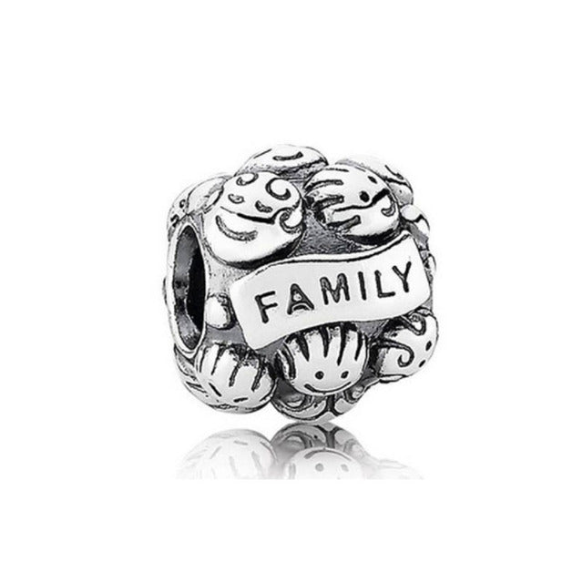 I Love My Family Charm