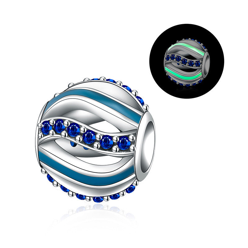 Luminous-Blue Ocean Charm