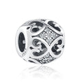 Double Heart Stamen Charm