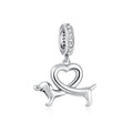 Loving Dachshund Charm