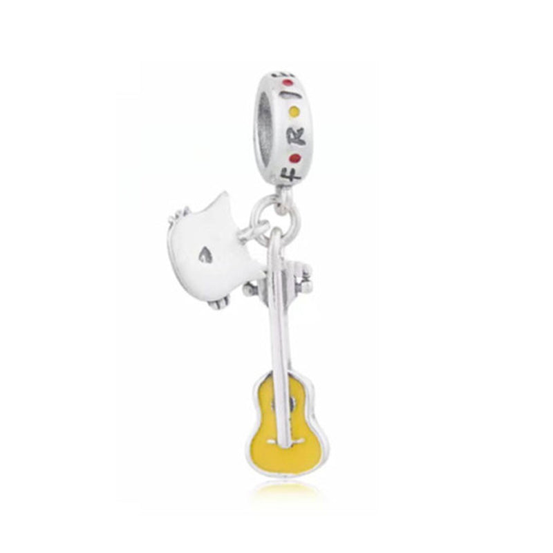 Friends Series-- Cat violin Charm