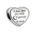I Love You to the Moon and Back Charm