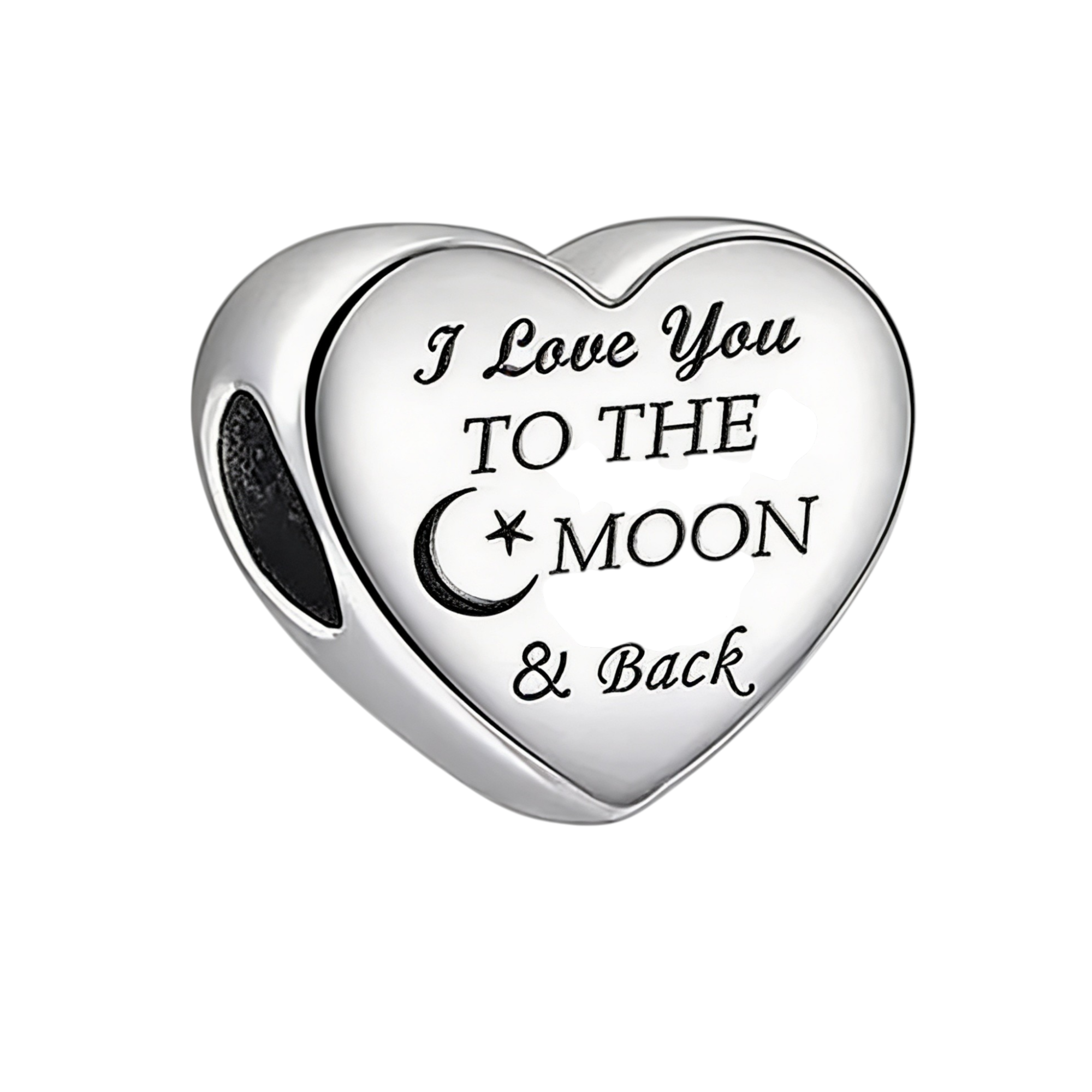 I Love You To The Moon & Back Charm